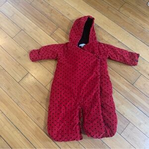 GAP Baby Corduroy Bunting Snow Suit Snap Button
